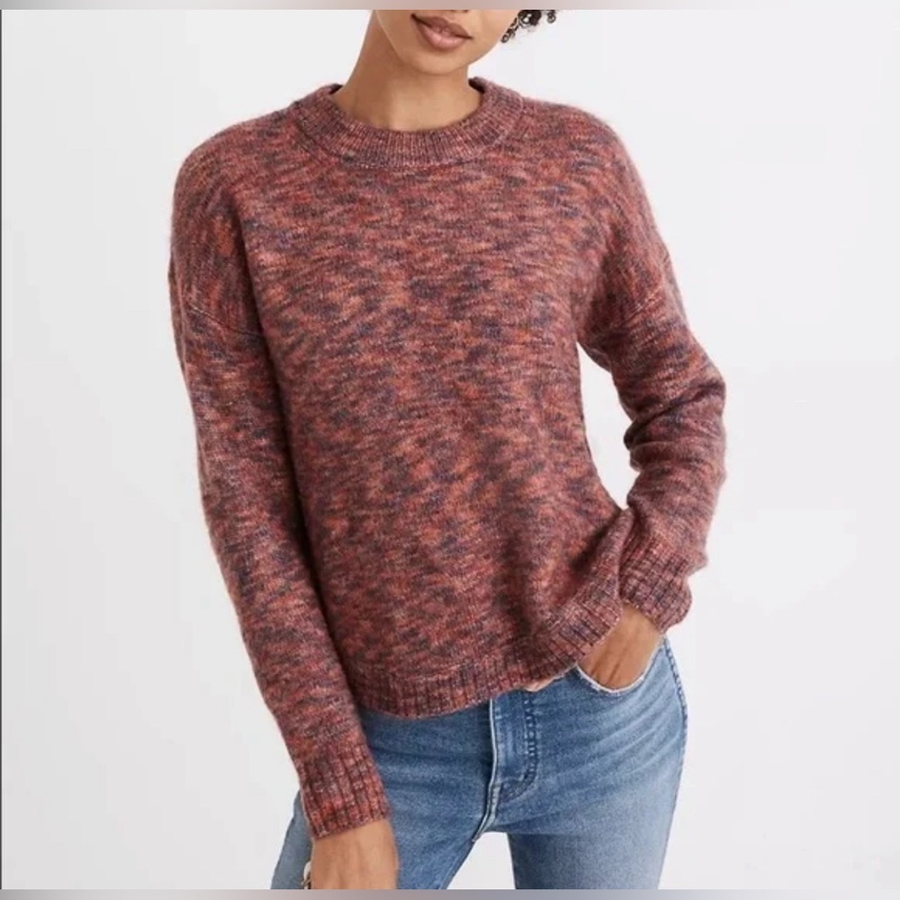 Madewell Spaced-Dyed Side Button Sweater Size XS 2143